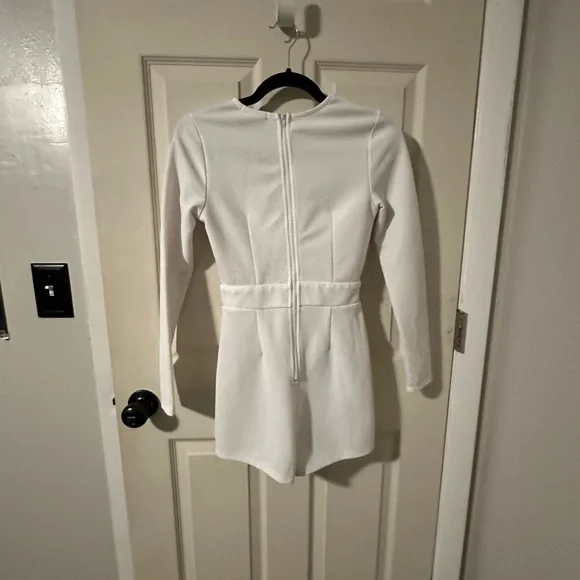 White Romper - Picture 2 of 3